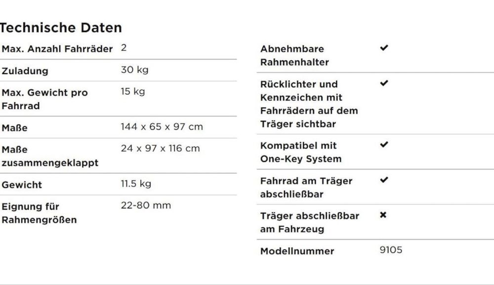 Suport biciclete THULE CLIPON HIGH 9105