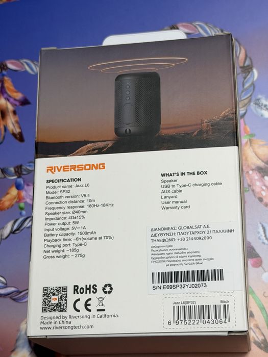 Telefon TCL + boxa portabila