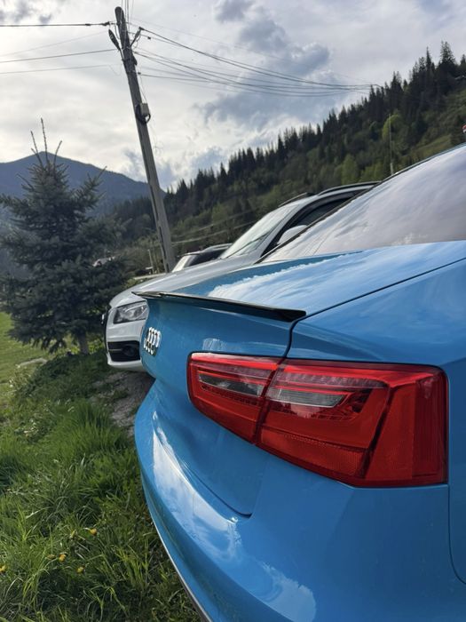 Eleron portbagaj M4 Design compatibil cu Audi A6 C7 Sedan (2010-2018) negru lucios