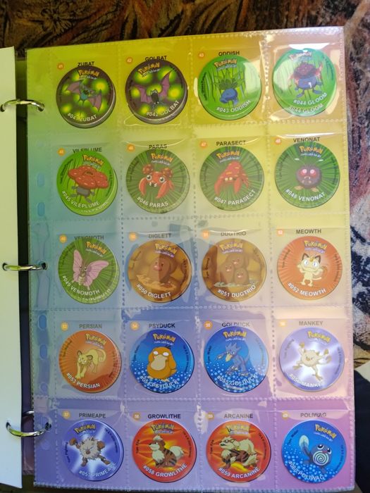 Pokemon Tazos Album