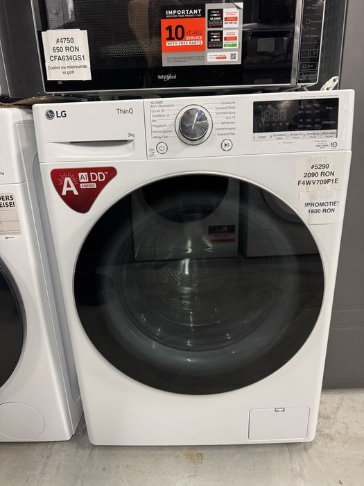 !! PROMOTIE!! Mașină de spălat rufe LG F4WV709P1E