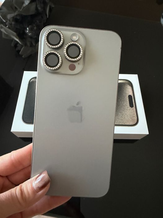 iPhone 15 Pro Max 512GB Titan Natural – stare foarte bună