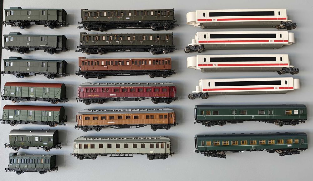 Vagoane trenulet electric H0 Piko