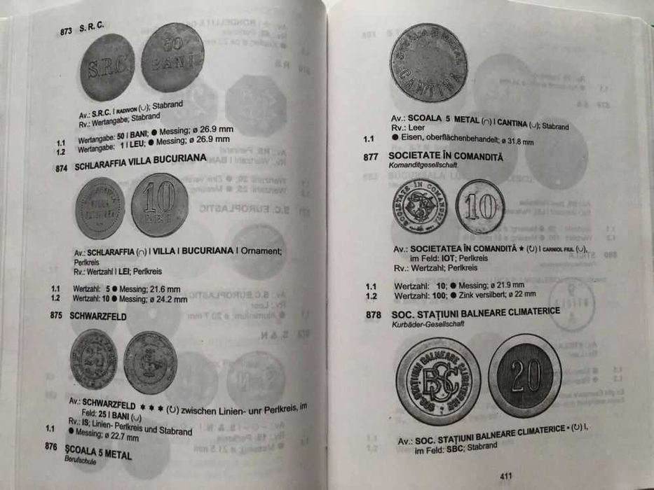 Erwin Schaffer - Jetoane (Semne valorice si marci Romania) [Corvin, 2003, 592 pag., tiraj limitat/numerotat: 48 din 207] numismatica exonumie monede