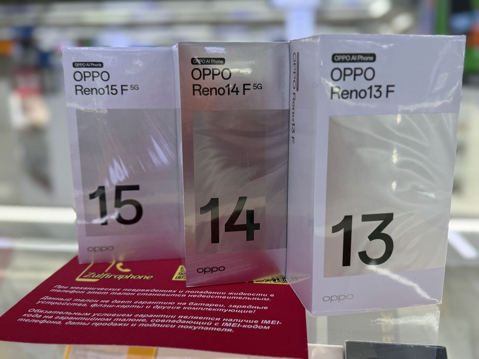 Oppo Reno 13F, 14F, 15F