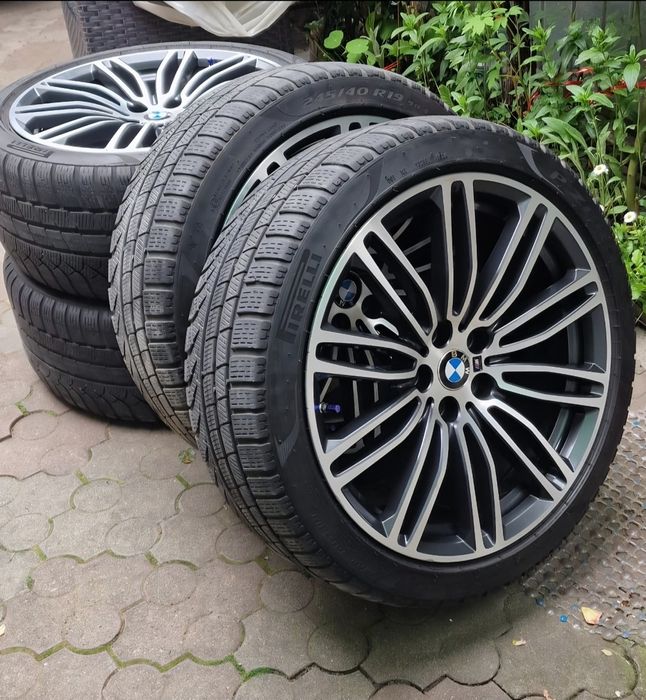 Jante BMW+anvelope de iarna Pirelli
