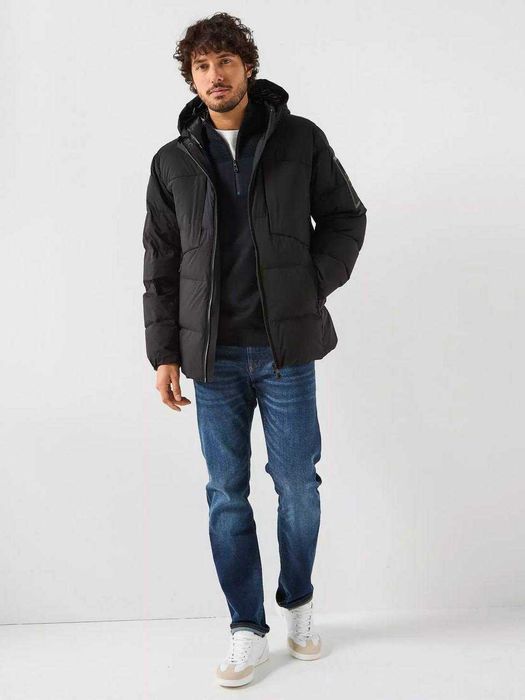 BOSS мужская зимняя водоотталкивающая куртка пуховик РАЗМЕР L