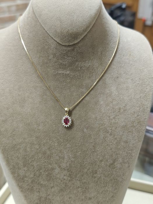 Lanț aur 18k cu pandantiv 3.44gr (r)