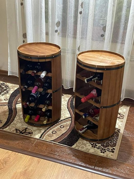 Suport de vinuri model butoi (12 sticle)