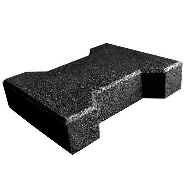 Pavaj cauciuc dublu T autoblocant autobloc behaton 20x16.5x4.5 cm