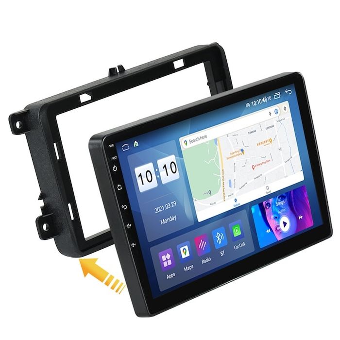 Мултимедия Андроид 10 инч vw golf tiguan touran polo навигация android