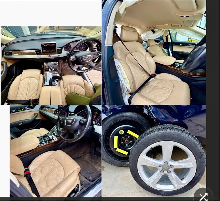 Dezmembrez Audi A8 an 2011 motor 3.0 V6 masina arata ca noua volan drp