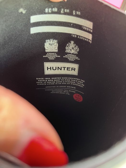 Високи гумени ботуши Hunter