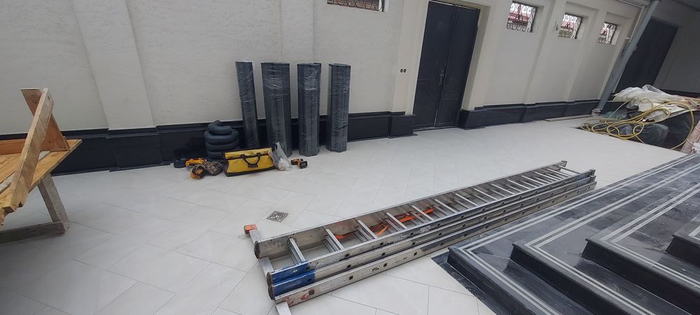 Тарнов водасток слив труба урнатамиз ремонт.Tarnov sliv truba o'rnatam