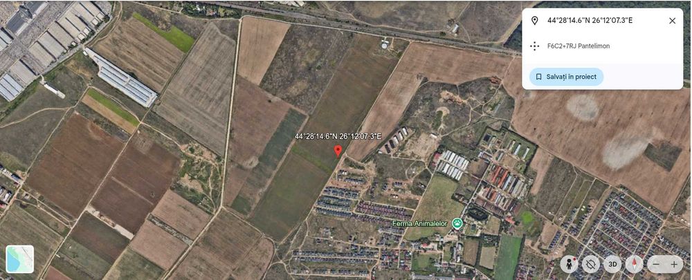 Vanzare Teren intravilan 14.000mp, deschidere 56ml, Dobroesti, Ilfov