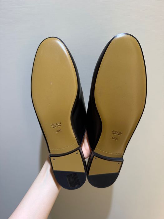 Gucci Princetown лоуфъри/мокасини