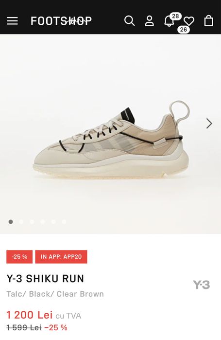 Adidas Y3 Shiku Run 44