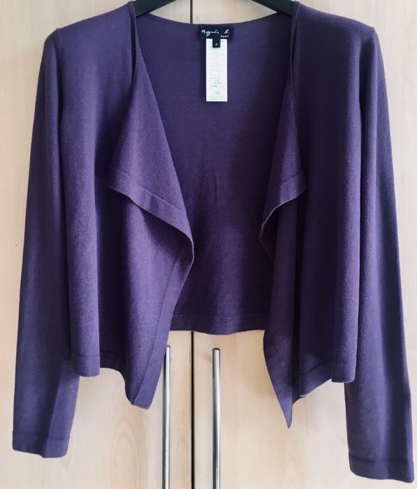 Agnes B Paris Cardigan Chic Violet Original All Season Oferta