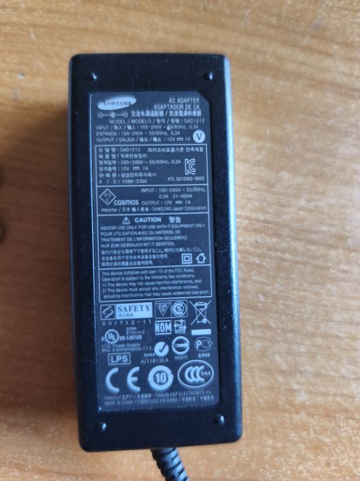 Alimentator încărcator Samsung mufa subțire sad1212 12v 1amp