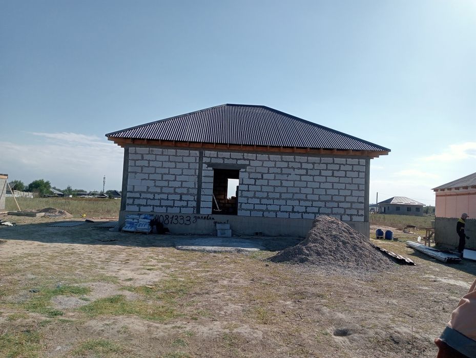 Узбек бригада кладка крыша