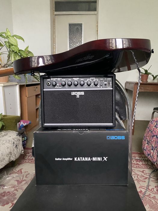 Комплект Электрогитара и комбик Spira S-457 семиструнная и Katana Boss