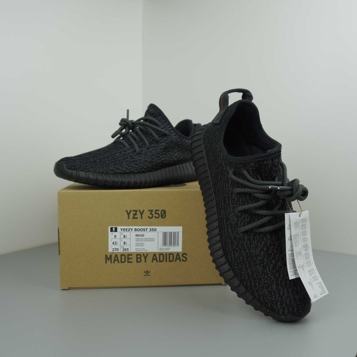 Adidas Yeezy Boost 350 v1 Pirate Black 42 2/3