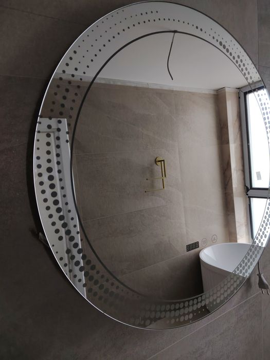 Oglindă rotundă superbă nou-nouța