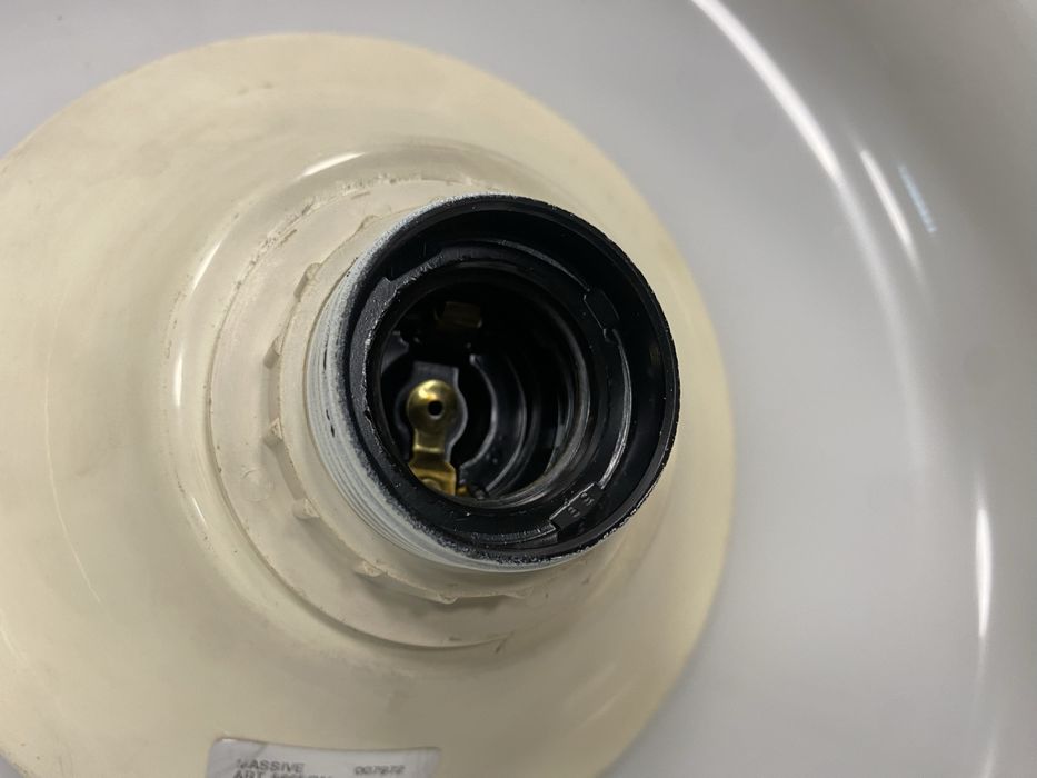 Винтидж полилей от млечно стъкло от Германия