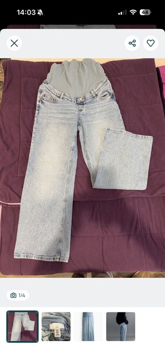 Blugi maternitate/gravide marimea M h&m