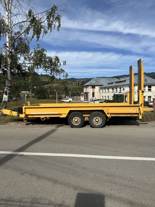 Trailer utilaje slep tandem