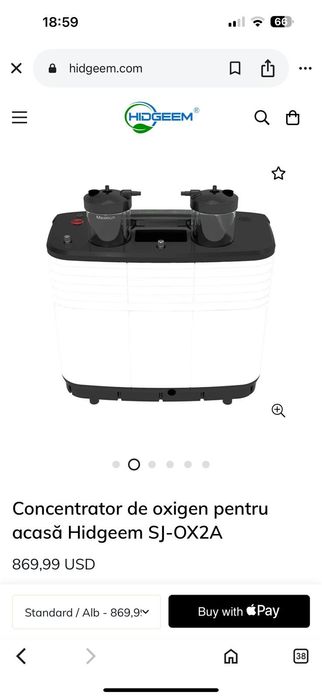 Concentrator oxigen profesional