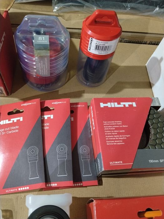 Hilti дискове, свредла и консумативи