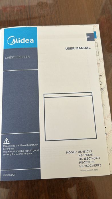 Морозильник ларь Midea в отличном состоянии