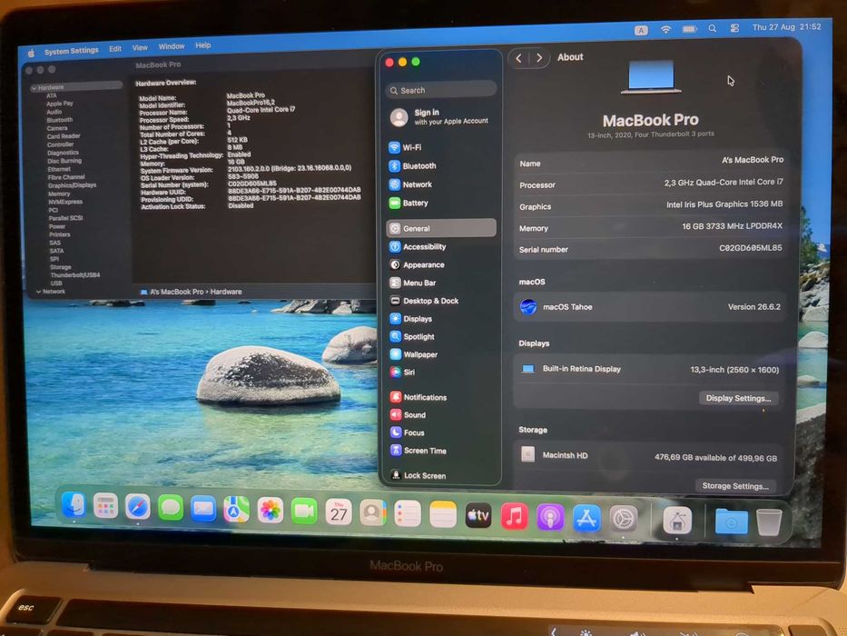 MacBook Pro 13 A2251 2020