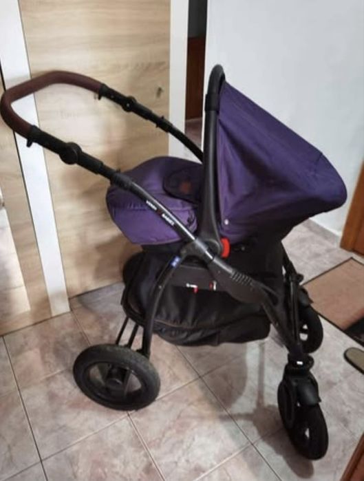 Cărucior 3 în 1 Verdi Babies Purple
