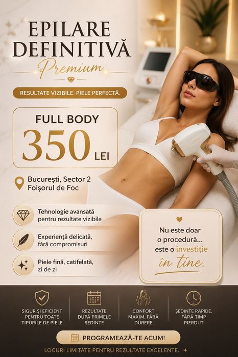 Epilare definitivă București