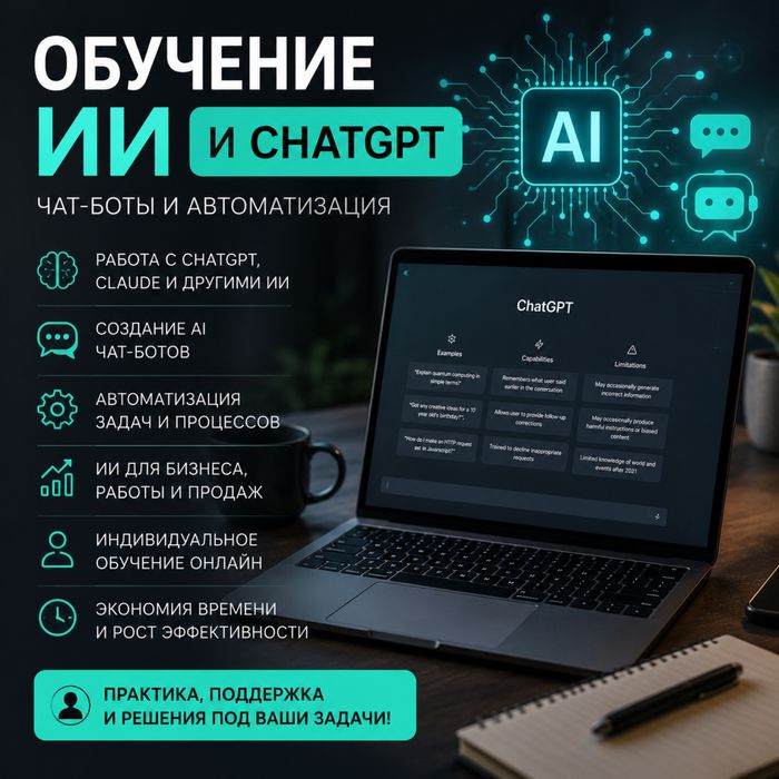 Обучение ИИ и ChatGPT | Чат-боты и автоматизация