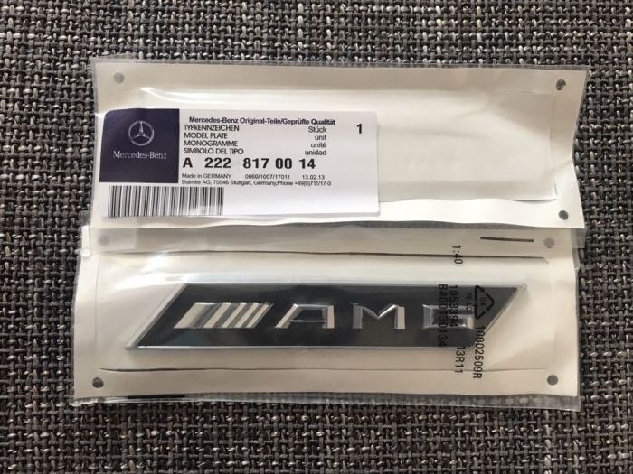 Emblema Mercedes AMG aripa model nou 2017