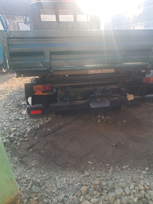 Camionetă Mercedes Vario 512D demarată 3,5t basculă Meiller Kipper atestat vechicul istoric[608D 609D 611D 612D 614D 709D 711D 809D 811D 814D 815D 816