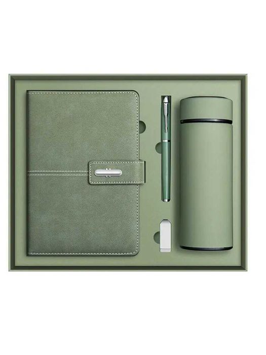 Подарочный Набор Блокнот Ручка Термос Флешка Картхолдер Кошелек Зонтик