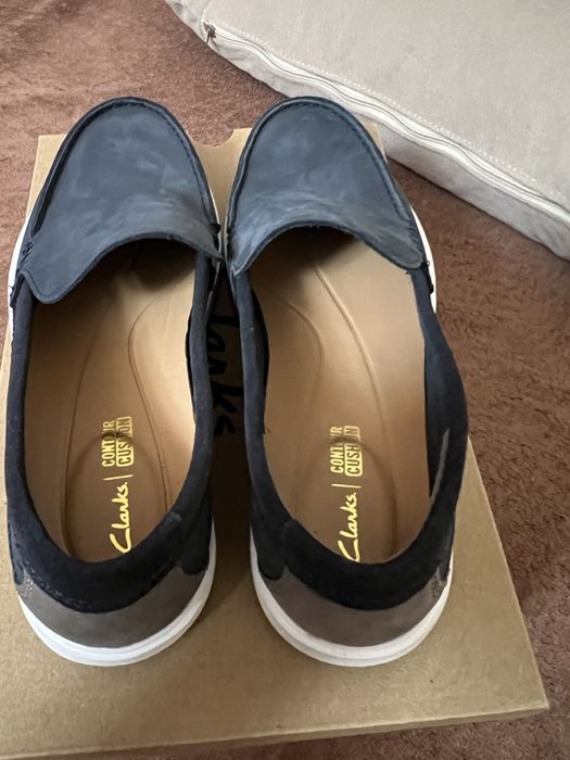 Vand mocasini Clarks din piele nubuck