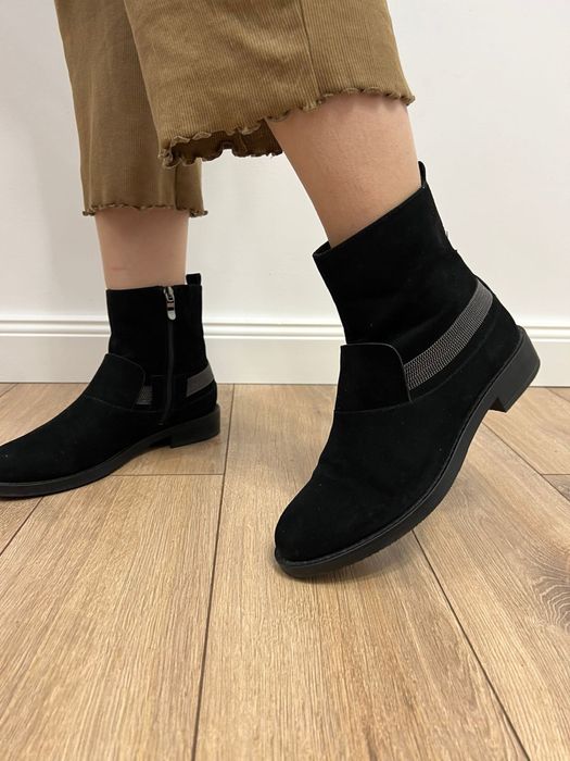 Замшевые Сапоги - демисезонка