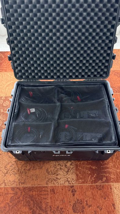 Aputure 300D Kit 3 lumini Led cu hard case