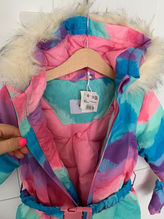 Combinezon / overall / salopeta de iarna Reserved, 80 cm, 9-12 luni