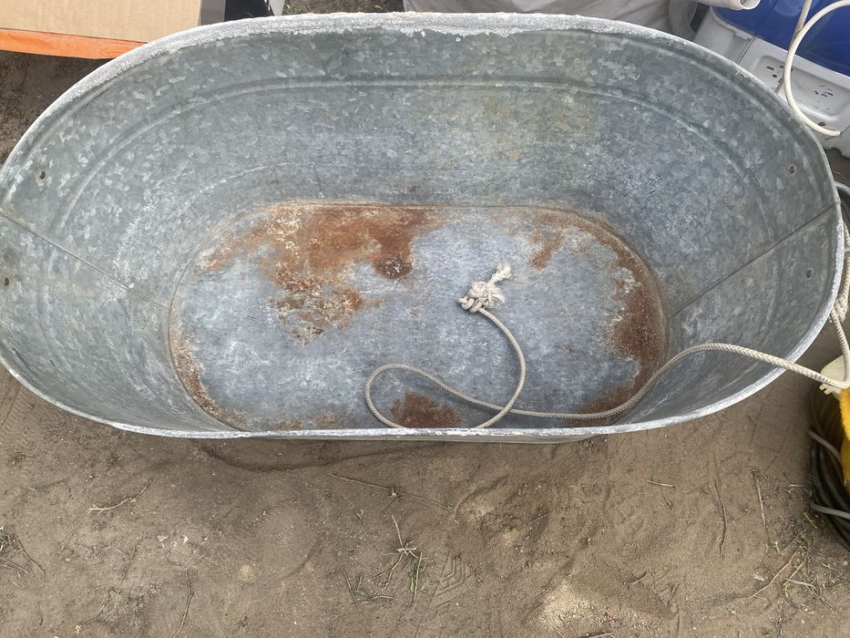 Оцинкованная ванна/таз