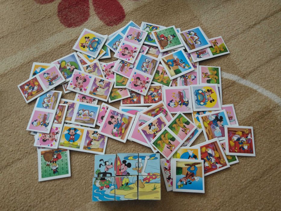 Игра с картони и кубченца (с 6 картинки) на Мики Маус - Обща цена