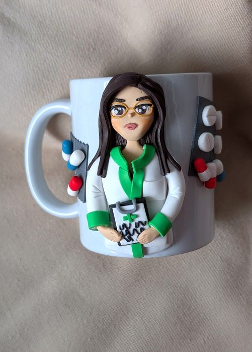 Căni personalizate figurine modelate din lut polimeric (fimo)