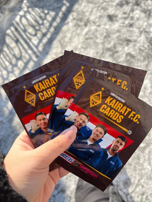 Карточки «Кайрат» коллекционные