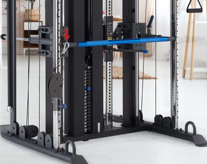 Aparat multifunctional pentru fitness Bodycraft XFT cu sistem unic 3D Smith Machine, 90 - 180kg
