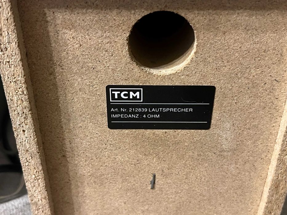 Sistem audio TCM 212839 CD radio FM AM boxe lemn functional